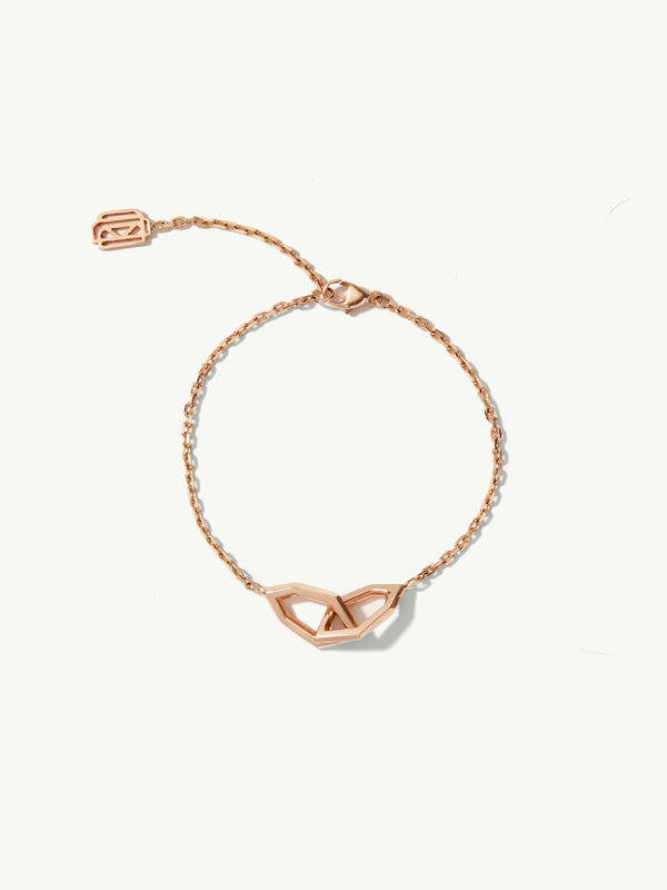 Amanti Chain Link Bracelet In 18K Rose Gold