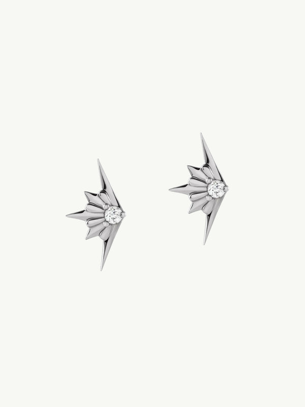 Aza Petite Diamond Stud Earrings
