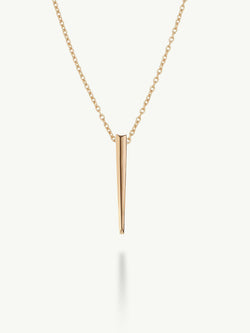 Lilith Dagger Pendant Necklace In 18K Yellow Gold